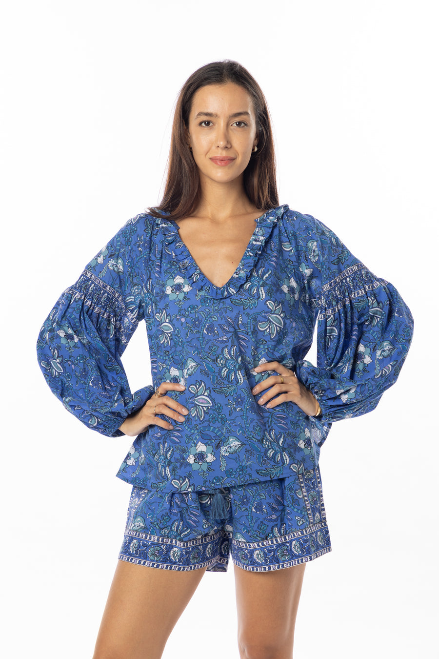 Carlie Top | Midnight Blue | Spring 2025 | Bindu Clothing